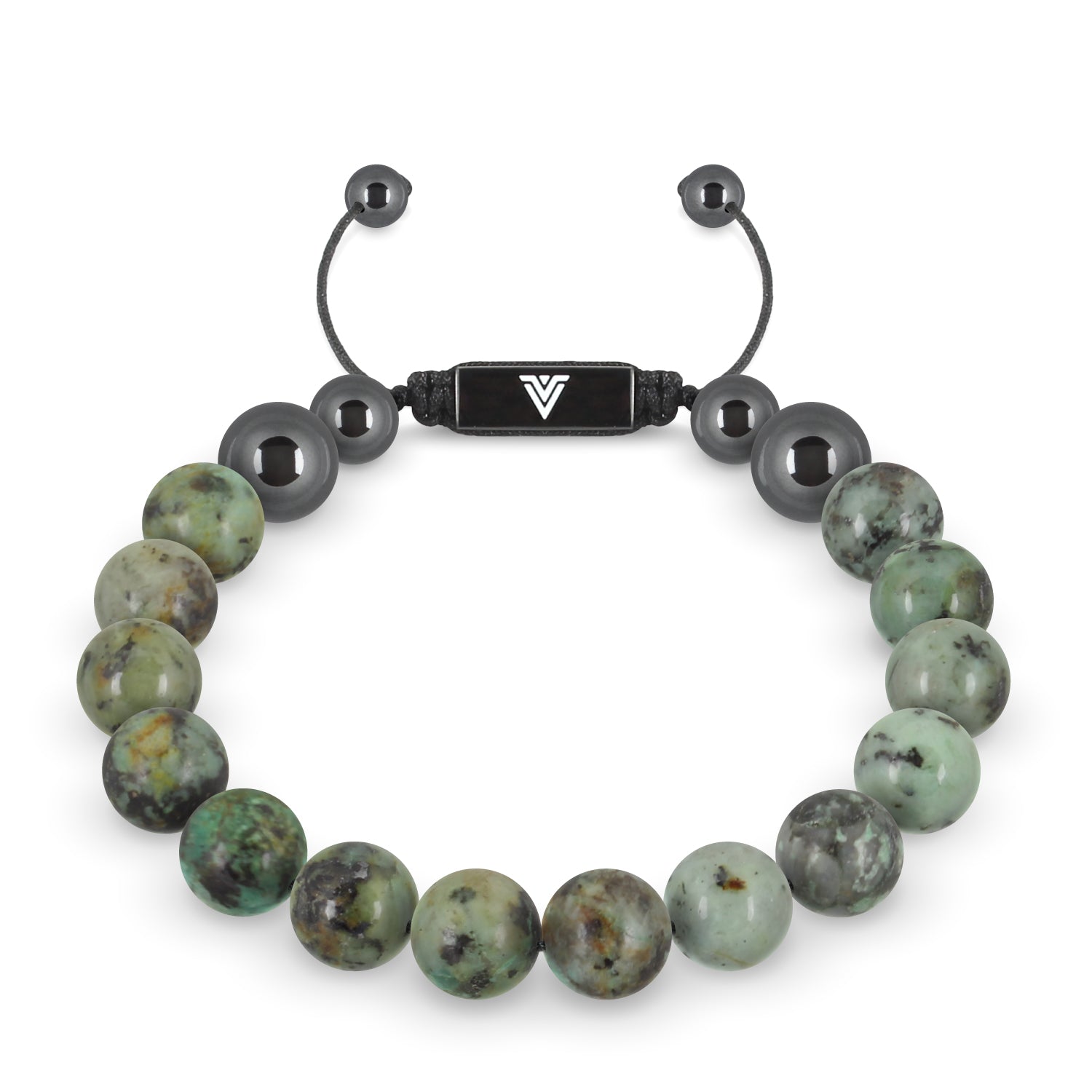 African Turquoise Shambala Bracelet