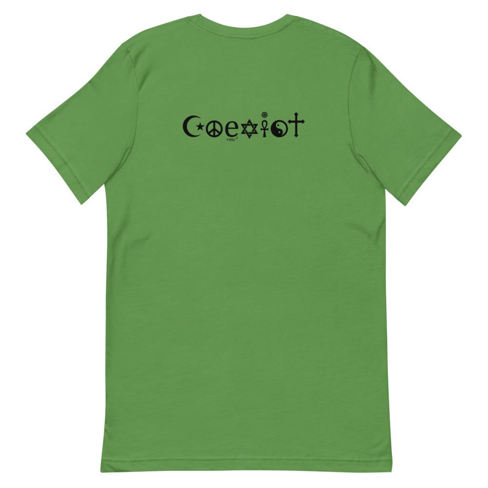 Coexist Short-Sleeve Unisex T-Shirt, Spiritual Clothing & Apparel, VOLTLIN