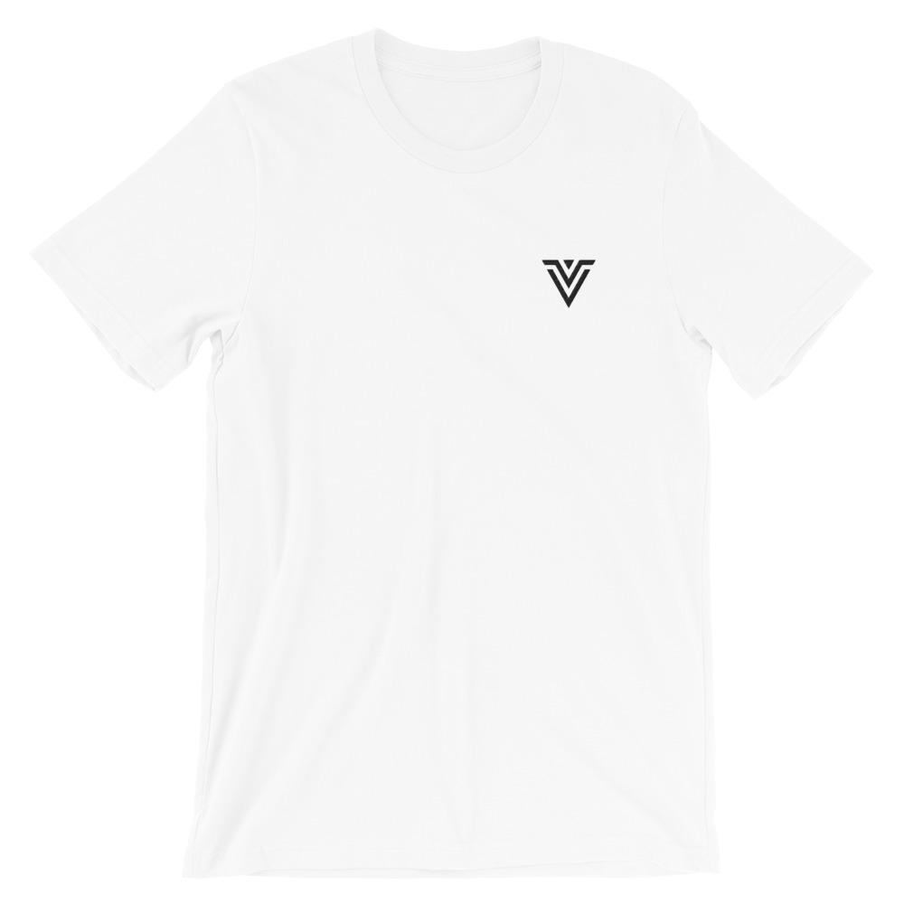 Voltlin Embroidered Logo Short-Sleeve Unisex T-Shirt, Spiritual Clothing & Apparel, VOLTLIN