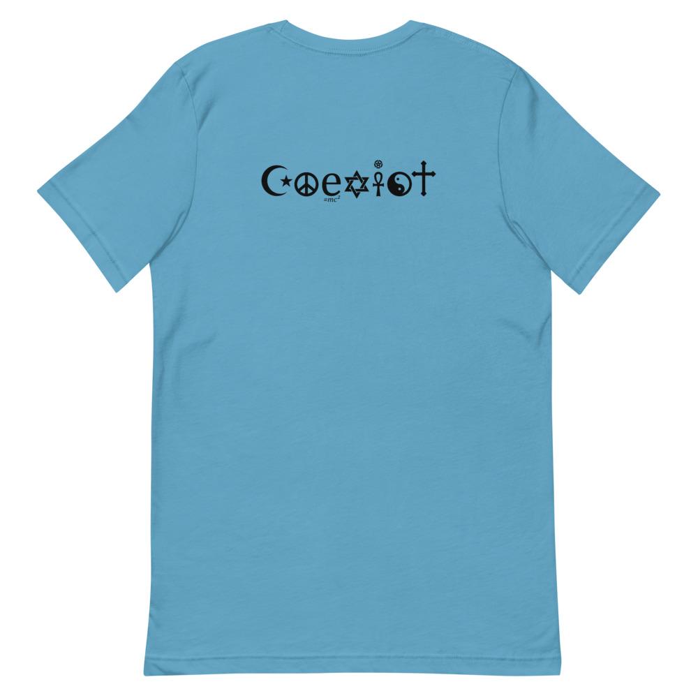 Coexist Short-Sleeve Unisex T-Shirt, Spiritual Clothing & Apparel, VOLTLIN