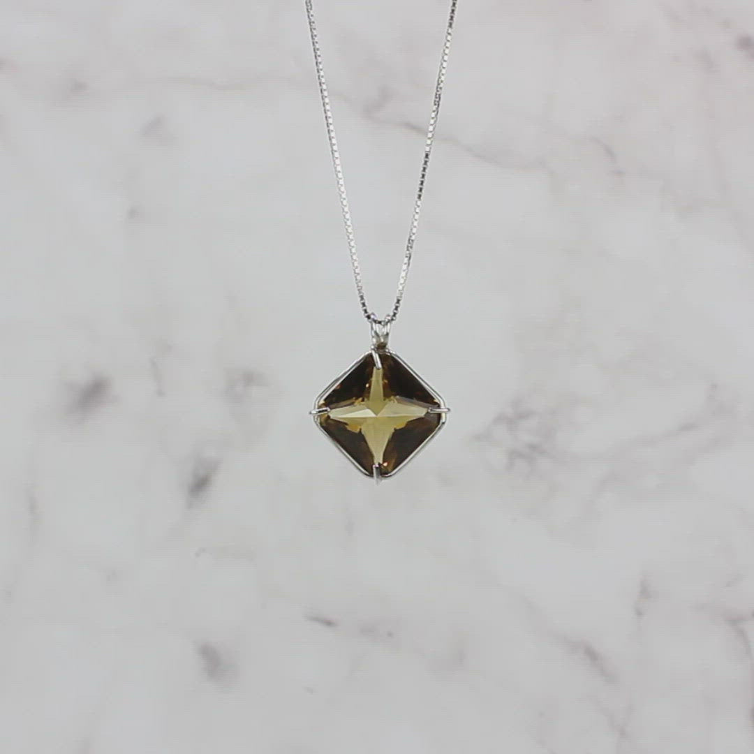 Citrine Magician Stone Chain Pendant