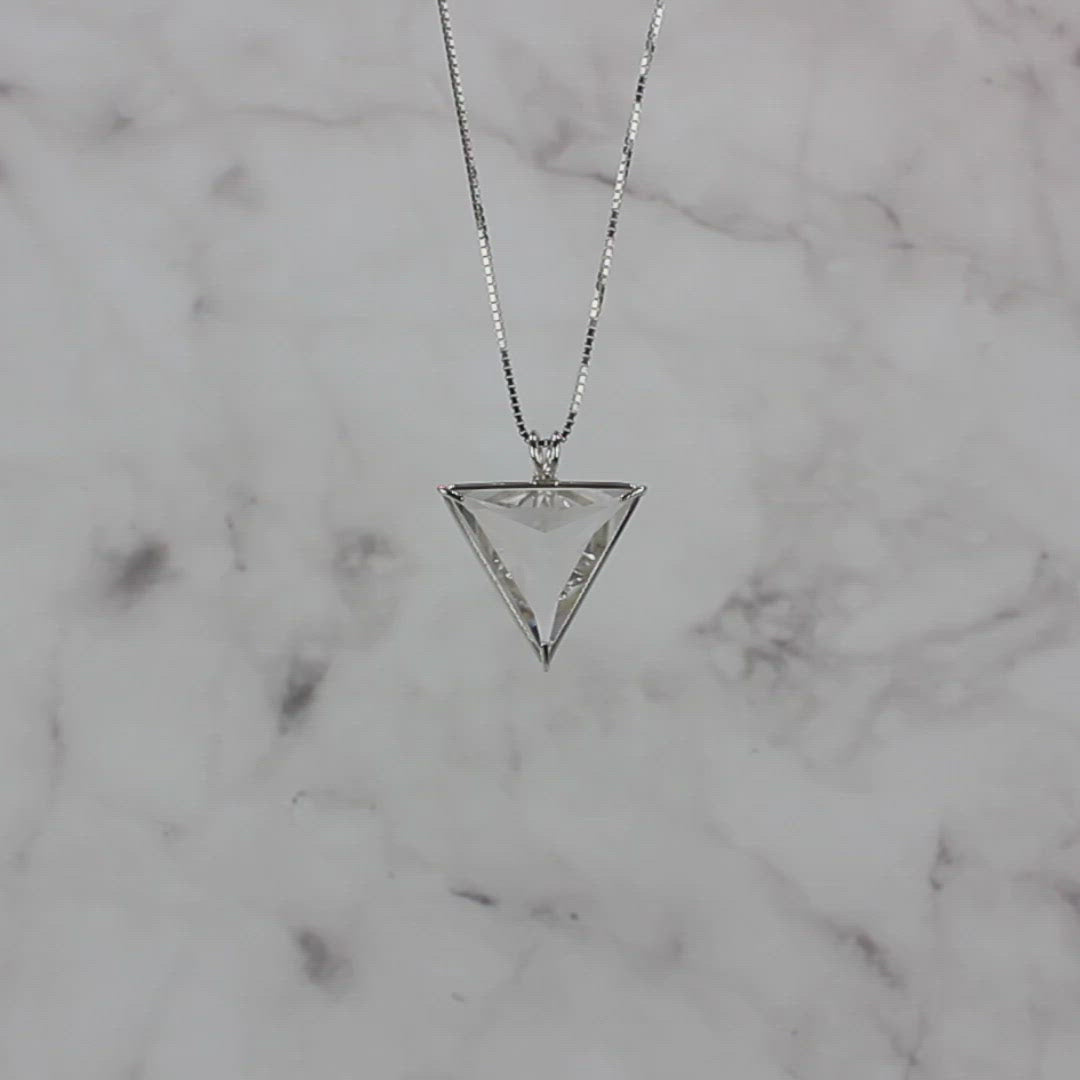 Quartz Angelic Star Chain Pendant