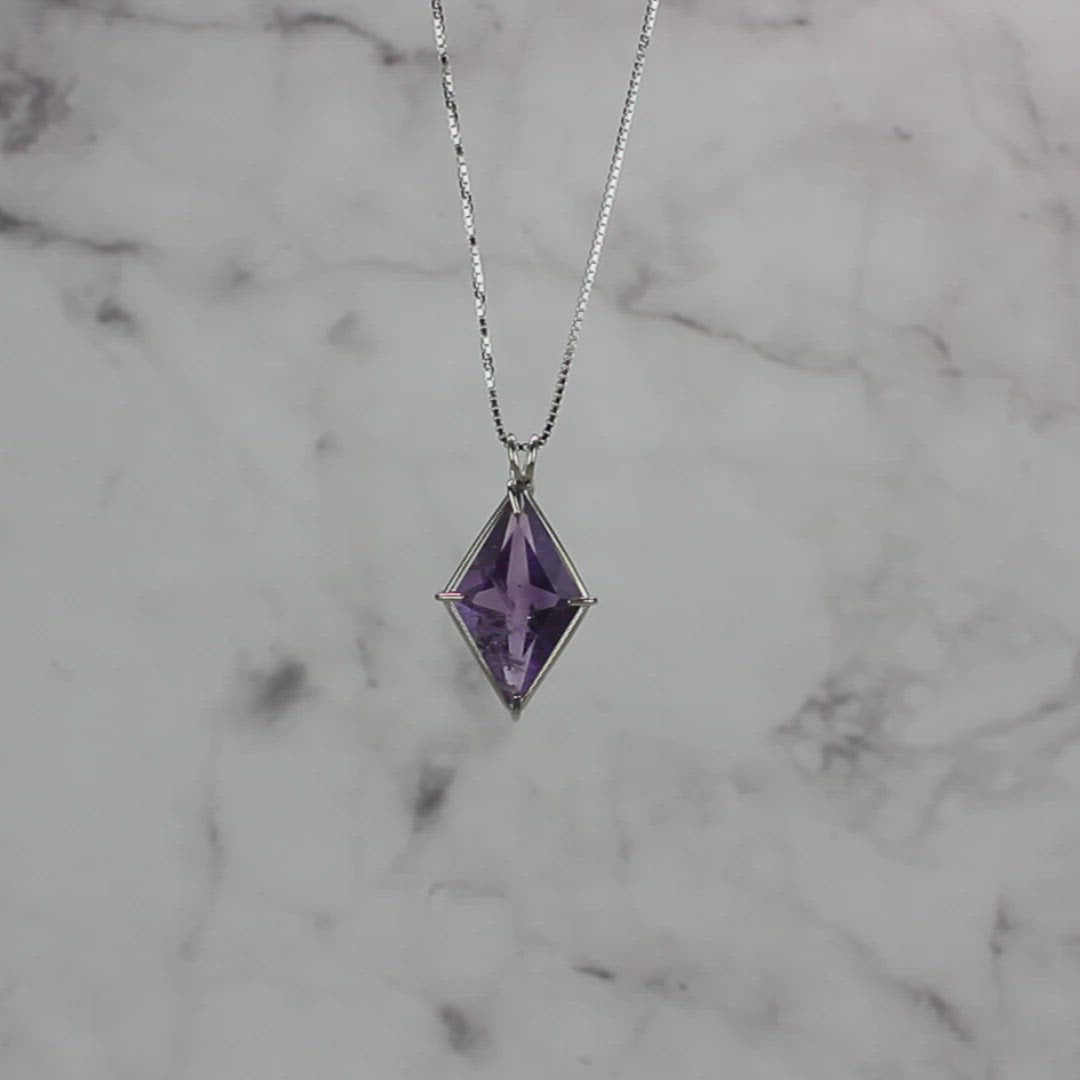 Amethyst Ascension Star Chain Pendant