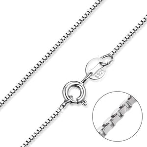 Sterling Silver Chains Sacred Geometry Crystal Jewelry, Unisex, Sterling Silver, VOLTLIN