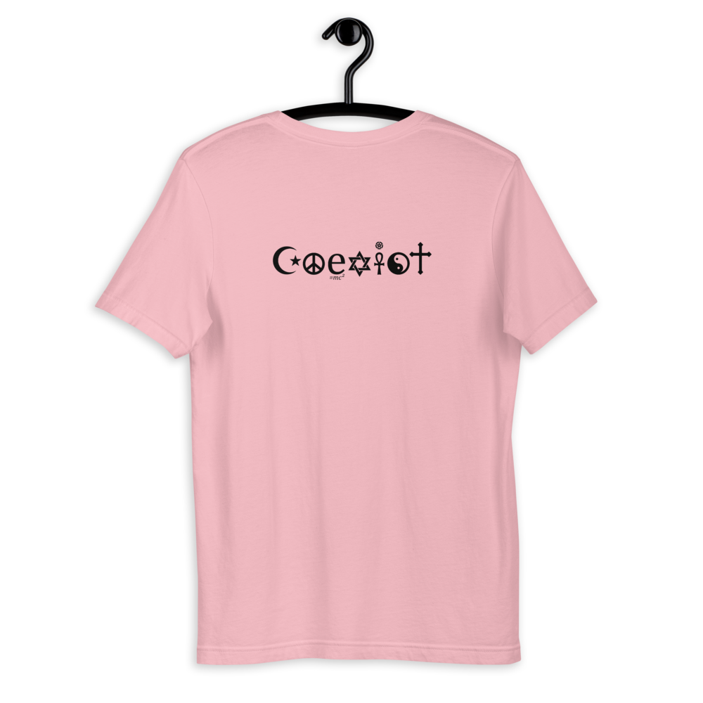 Coexist Short-Sleeve Unisex T-Shirt, Spiritual Clothing & Apparel, VOLTLIN