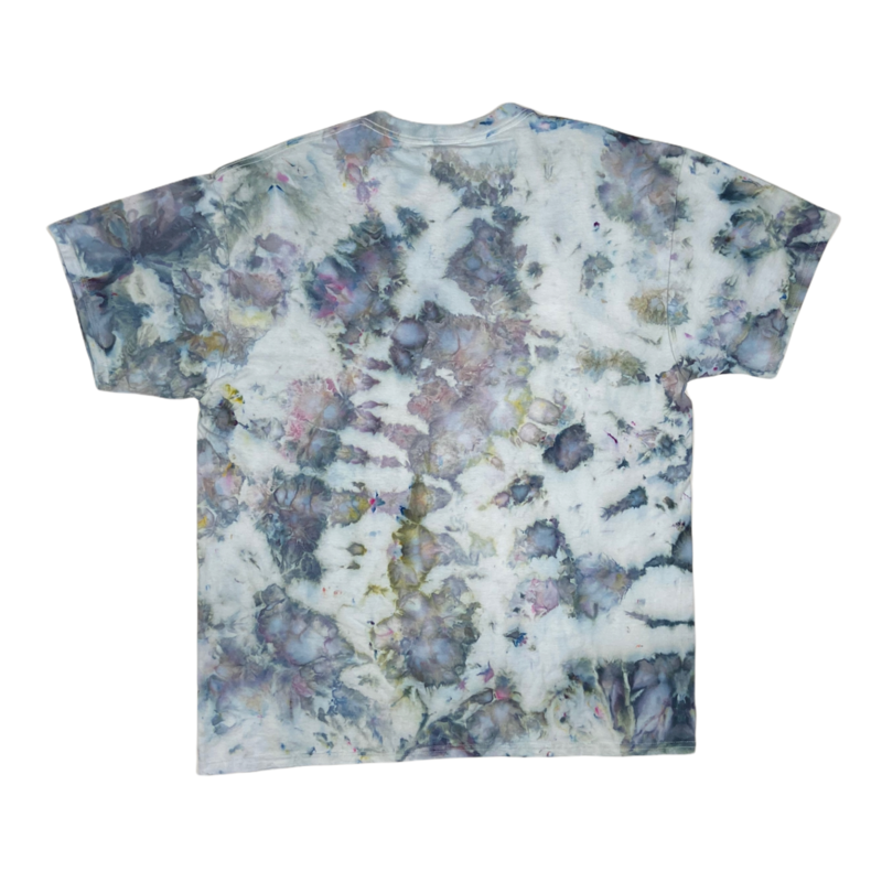 Black / White Crystal Wash Short Sleeve T-Shirt