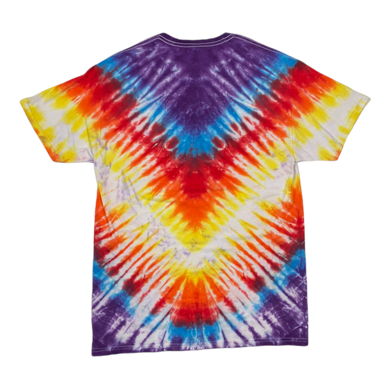 Rainbow Vee Tie Dye Unisex T-Shirts