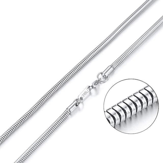 Stainless Steel Chains Sacred Geometry Crystal Jewelry, Unisex, Sterling Silver, VOLTLIN