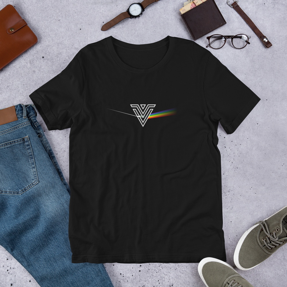 Voltlin Prism Short-Sleeve Unisex T-Shirt, Spiritual Clothing & Apparel, VOLTLIN