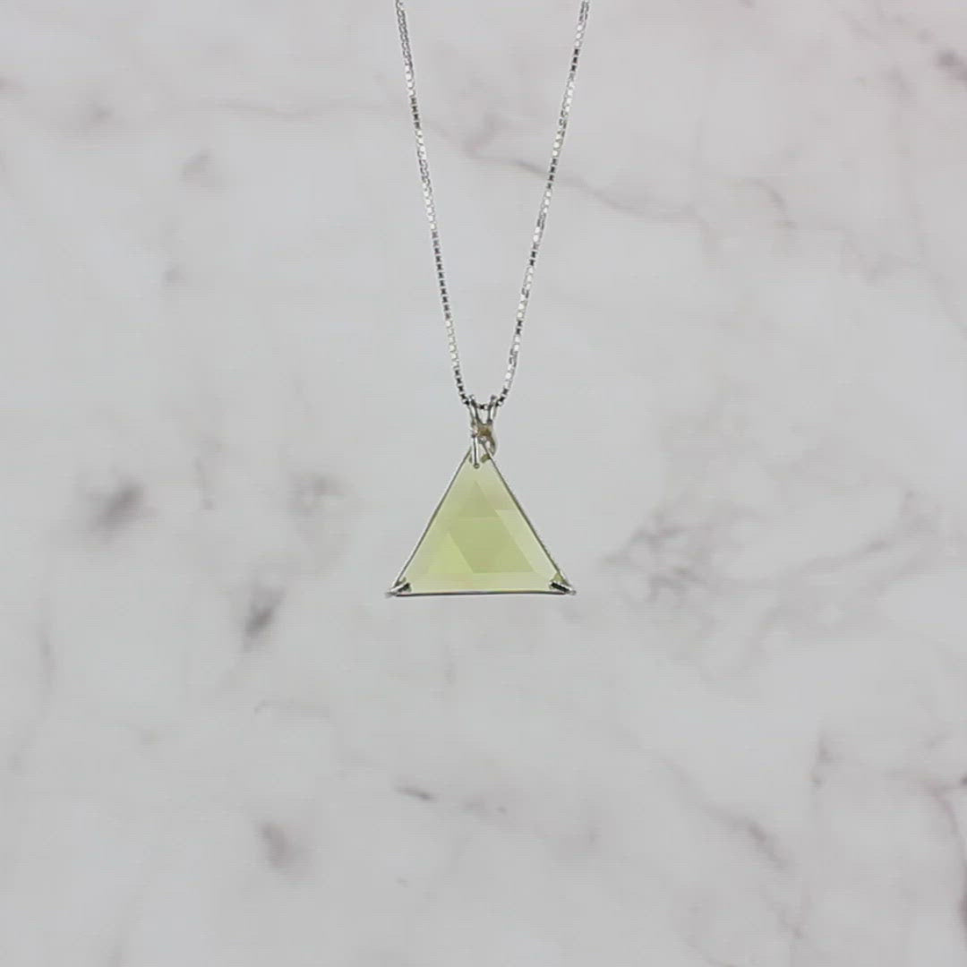 Citrine Star of David Chain Pendant