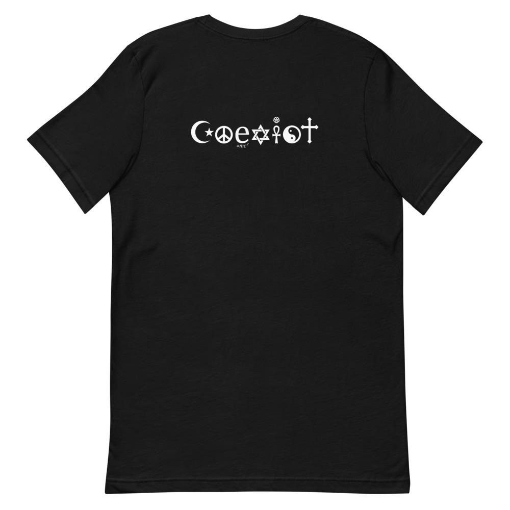 Coexist Short-Sleeve Unisex T-Shirt, Spiritual Clothing & Apparel, VOLTLIN
