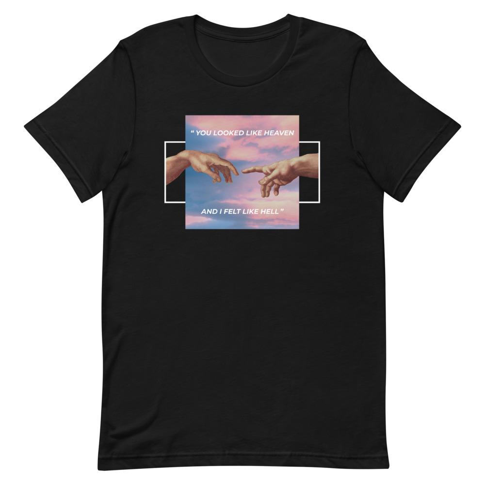 Michelangelo You Looked Like Heaven, And I Felt Like Hell Short-Sleeve Unisex T-Shirt, Spiritual Clothing & Apparel, VOLTLIN