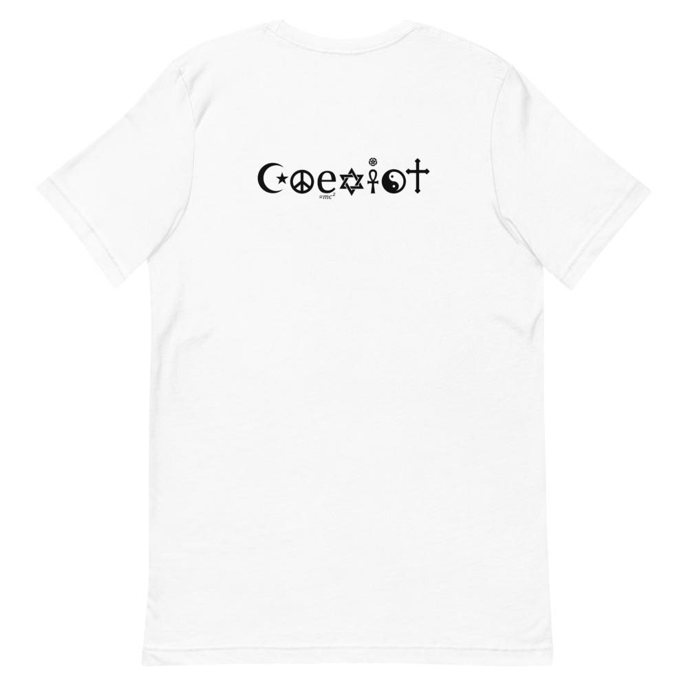 Coexist Short-Sleeve Unisex T-Shirt, Spiritual Clothing & Apparel, VOLTLIN