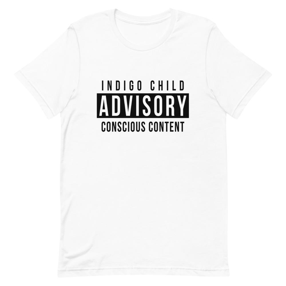 Indigo Advisory Conscious Content Short-Sleeve Unisex T-Shirt, Spiritual Clothing & Apparel, VOLTLIN