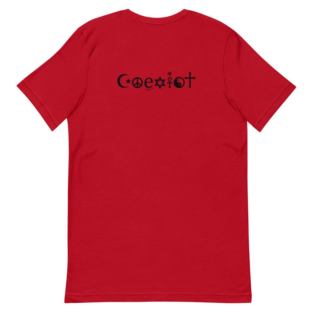 Coexist Short-Sleeve Unisex T-Shirt, Spiritual Clothing & Apparel, VOLTLIN