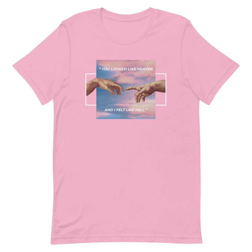 Michelangelo You Looked Like Heaven, And I Felt Like Hell Short-Sleeve Unisex T-Shirt, Spiritual Clothing & Apparel, VOLTLIN